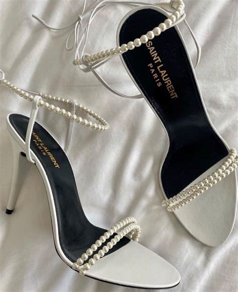 ysl pearl heels|YSL heels black price.